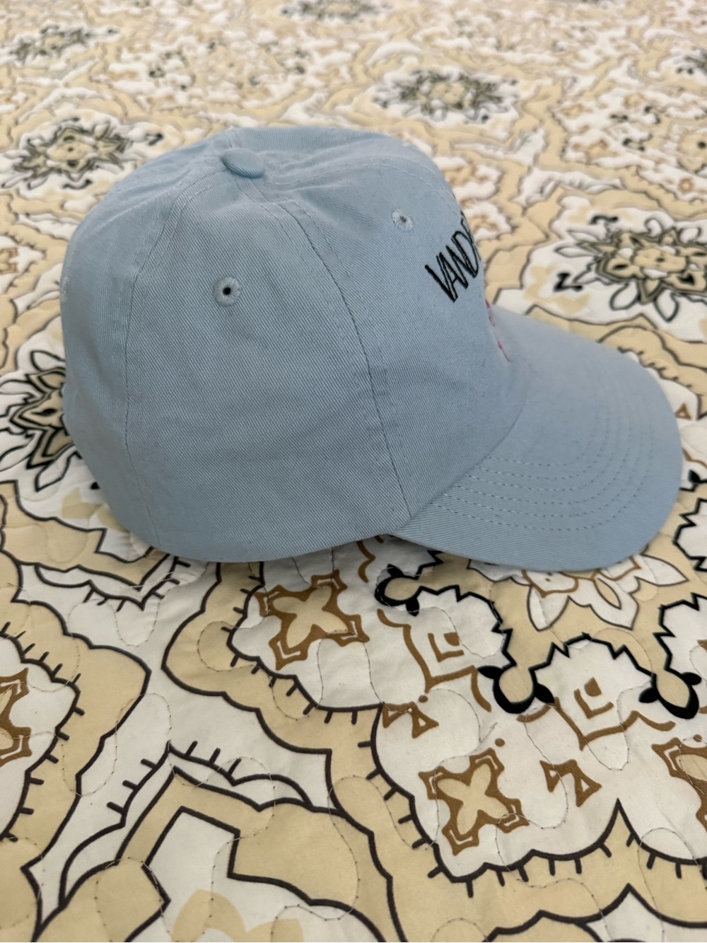 Vanderpump Paris & Caesars Entertainment Denim Hat Adjustable Strap Cotton Mint - Picture 3 of 6